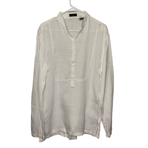 Zara 100% Linen Women Shirt Size XL - Picture 1 of 6